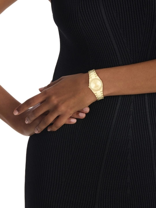 Calvin Klein Geometric Elegance Women's Watch with Gold Metal Bracelet