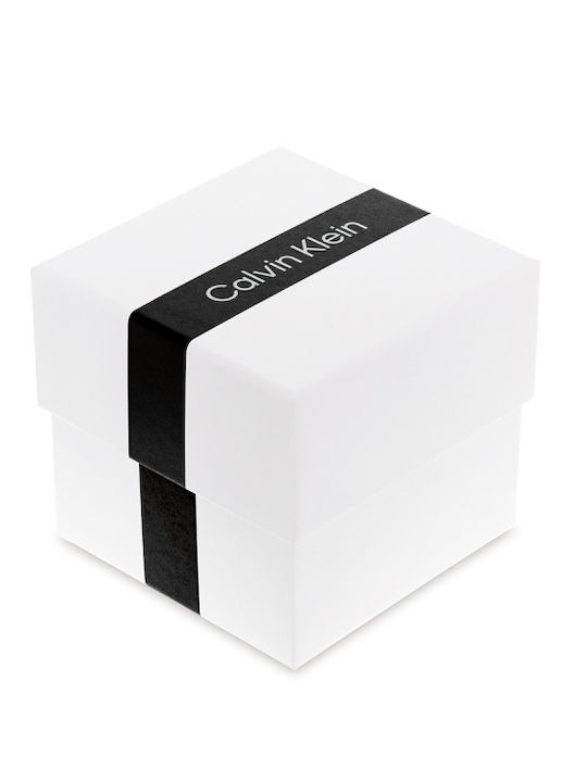 Calvin Klein Geometric Elegance Women's Watch with Gold Metal Bracelet