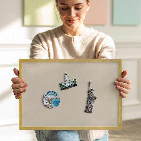 Tulup Табло за съобщения Магнит 60x40см