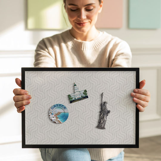 Tulup Табло за съобщения Магнит 70x50см