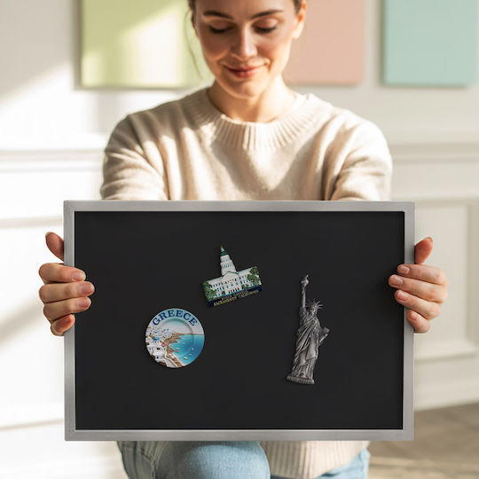 Tulup Табло за съобщения Магнит 60x40см