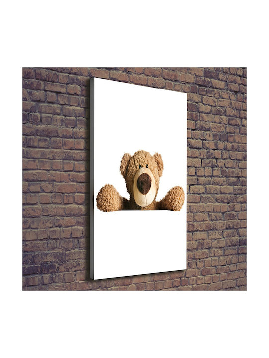 Wall Art Canvas Emphasis On Quality Detail Teddy Bear 70x140 Cm