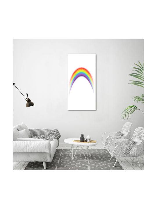 Kinder Wandkunst Canvas Büro Professioneller Raum Regenbogen 70x140 cm