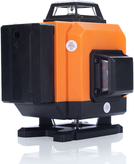 Laser-Nivelliergerät Rosfix Orange Tiger Rot16l 16 Linien 3D Koffer + Stativ 285 cm + Stativ 400 cm