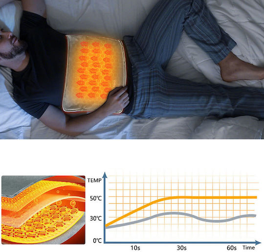 General Use Heating Pad Gray 30x50cm