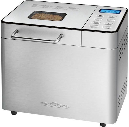 Profi Cook Mașină de pâine cu o putere de 550W și o capacitate de 1500gr cu 13 programe