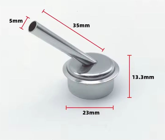 Rosfix Nozzle Set 7x Ka – Set 7 Angled Hot Air Nozzles 3–12 Mm Quick 861dw Rosfix Airflow-x