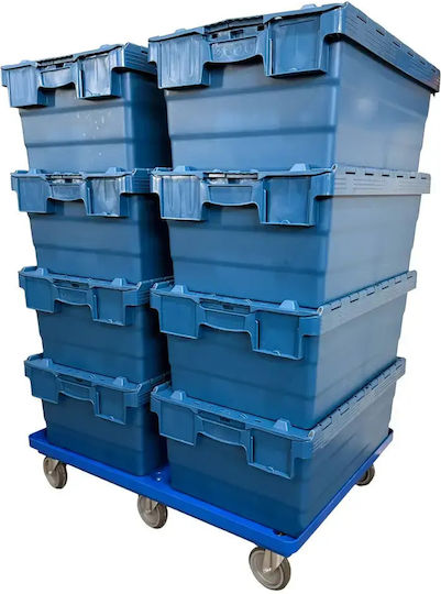 Green City International Platform Trolley for Weight Load up to 400kg Blue