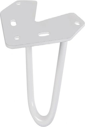 Крак Металик За Маса Finetto Hairpin 2-rod 203mm Черен