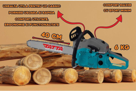 Tatta Fierăstrău pe benzină 6kg cu lamă 40cm și Easy Start