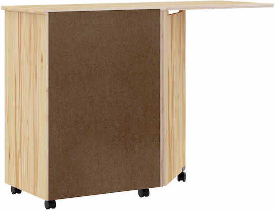 Schreibtisch Moss Holz Transparentes Lack 105.5x39x74.5cm