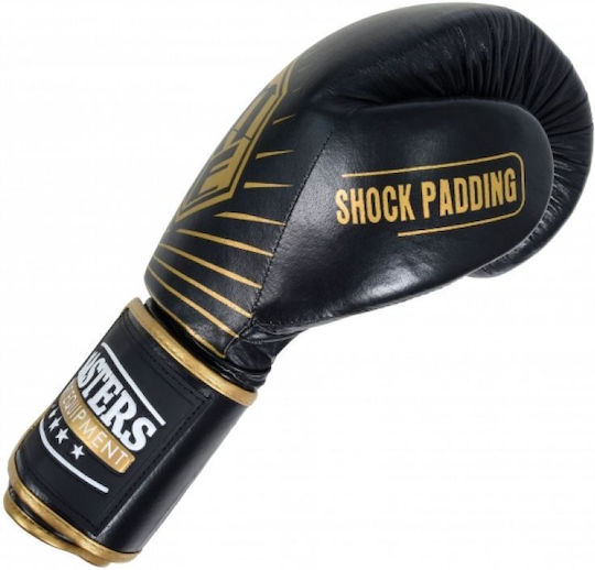 Sport Masters Mănuși de Box din Piele pentru Competiție Negre