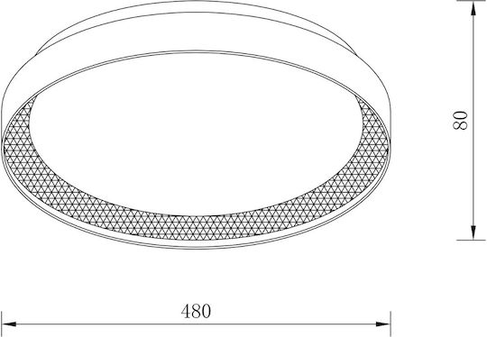 Sun Light Πλαφονιέρα LED με Τηλεχειριστήριο Sun Light Πλαφονιέρα LED με Τηλεχειριστήριο