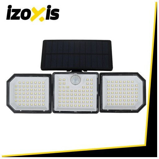 Izoxis Solar Light 1.5W 500lm with Motion Sensor, Photocell and Remote Control IP65 26.5cmx12cmx12cmcm