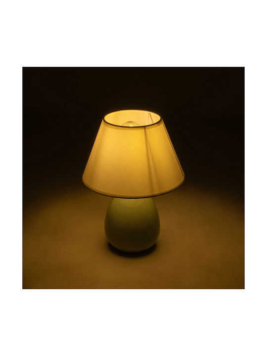 GloboStar Cesta Table Lamp for Socket E27 with Black Shade and Base