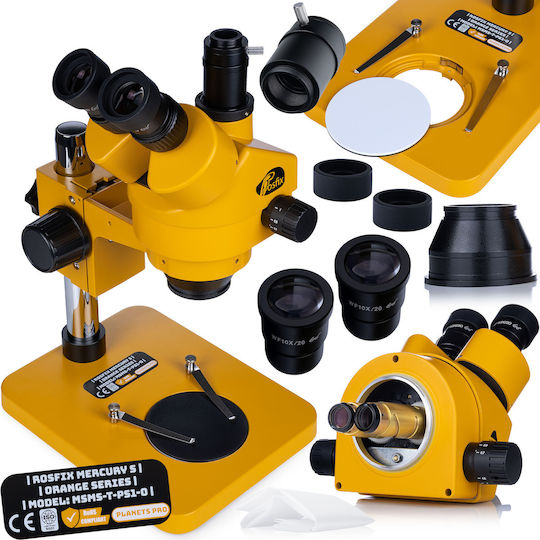 Rosfix Stereo Trinocular Microscope USB