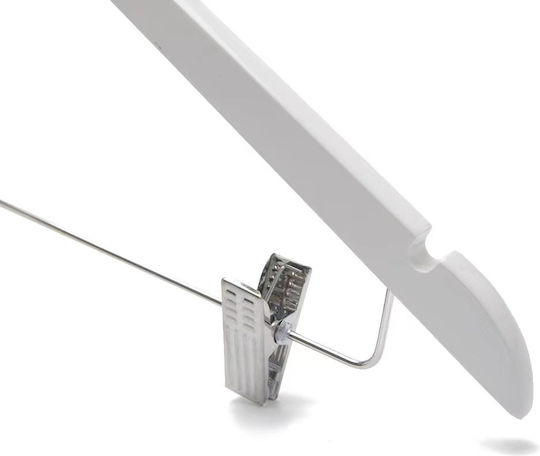 Set 40 Cârlige De Hotel Dispozitive Anti-furt Cleme Metalice Unicutil Albe