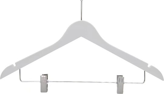 Set 30 Cârlige Anti-Furt Humero Pentru Hotel Cleme Metalice Albe