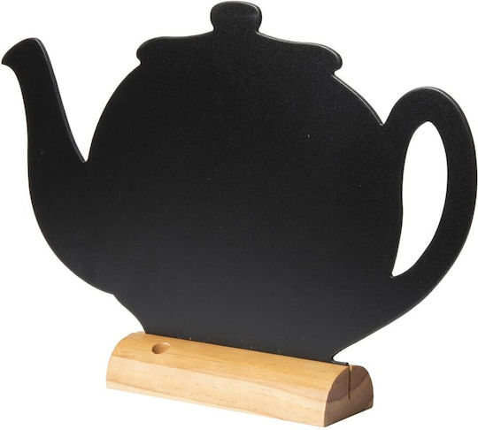 Securit Chalkboard Teapot Tabletop Chalk Board 24x25.3cm