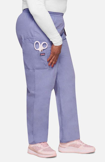 Cherokee Originals Women's Light Blue Medical Pants Cotton and Polyester