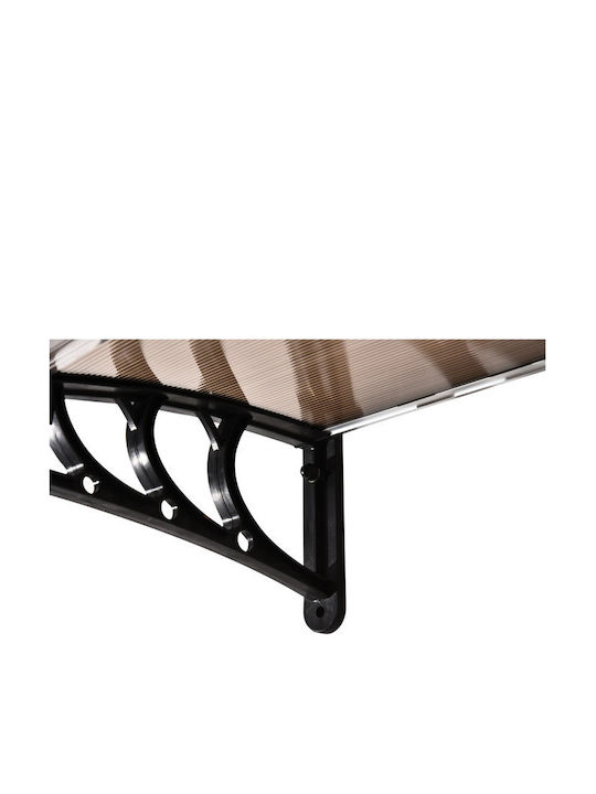 Outsunny Στέγαστρο Εισόδου 120 X 75 Cm Στέγαστρο Κλίση Πολυκαρβονικό
