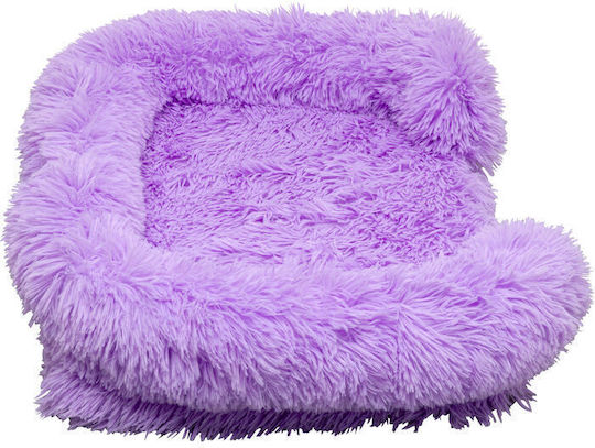 Katzenbett Fluffy Lila Fell Mωβ 50*40*13cm