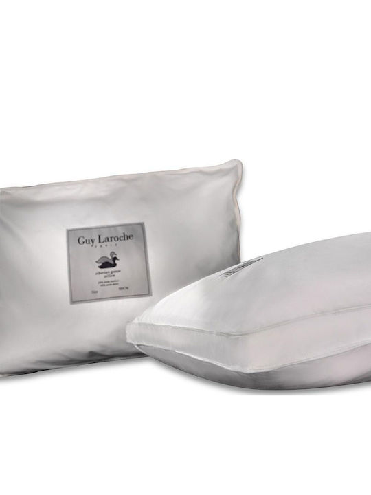 Guy Laroche Siberian Goose Feathered Bed Pillow 50x70cm 2 Pieces
