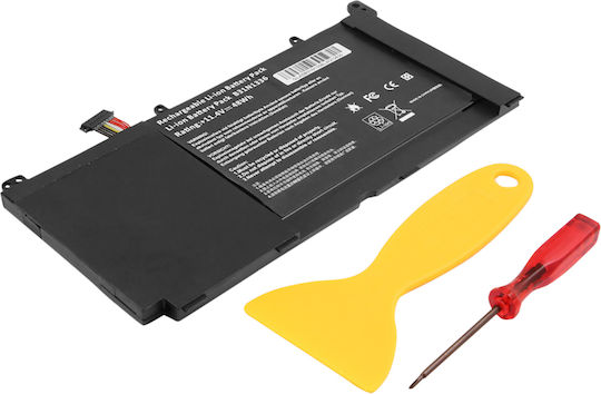 Avizar Asus R553lf Laptop Battery Li-polymer Tools 11.4v 4200mah 48.0wh Black