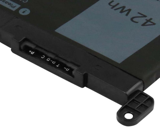 Avizar Battery Pc Dell Chromebook 3180 11.4v Li-polymer 3684mah 42wh Black