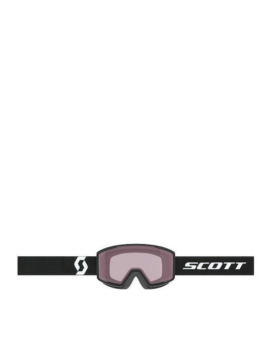 Scott Μάσκα Σκι & Snowboard Ενηλίκων Μαύρη με Φακό σε Μαύρο Χρώμα Scott Μάσκα Σκι & Snowboard Ενηλίκων Μαύρη με Φακό σε Μαύρο Χρώμα