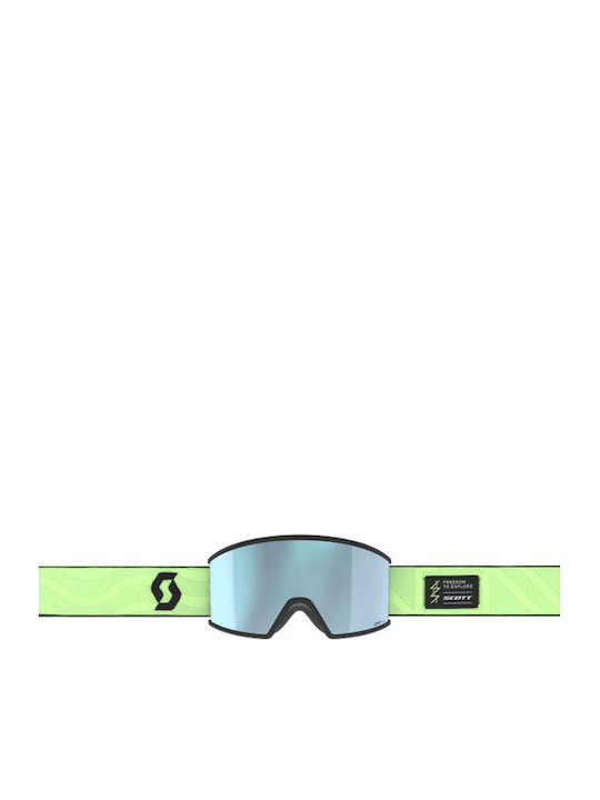 Scott Μάσκα Σκι & Snowboard Ενηλίκων Πράσινη με Φακό σε Πράσινο Χρώμα Scott Μάσκα Σκι & Snowboard Ενηλίκων Πράσινη με Φακό σε Πράσινο Χρώμα