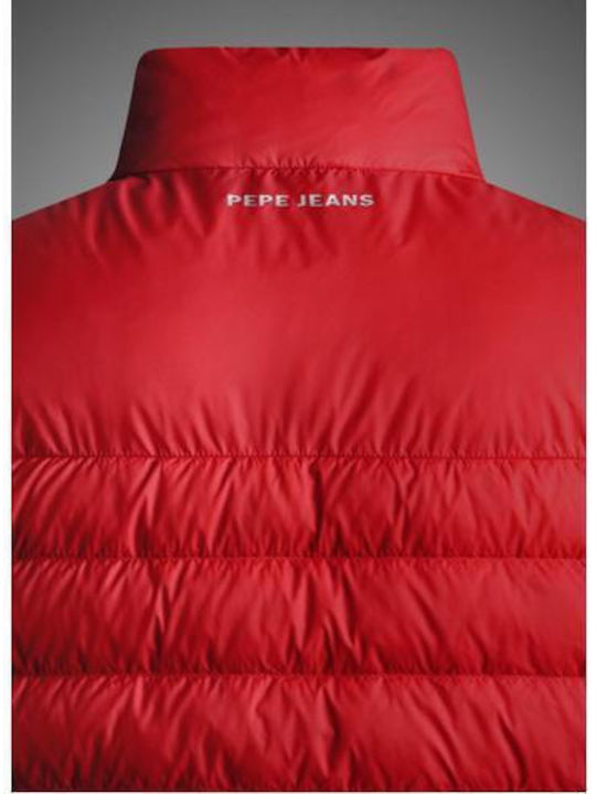 Sleeveless Jacket Puffer Mars Red