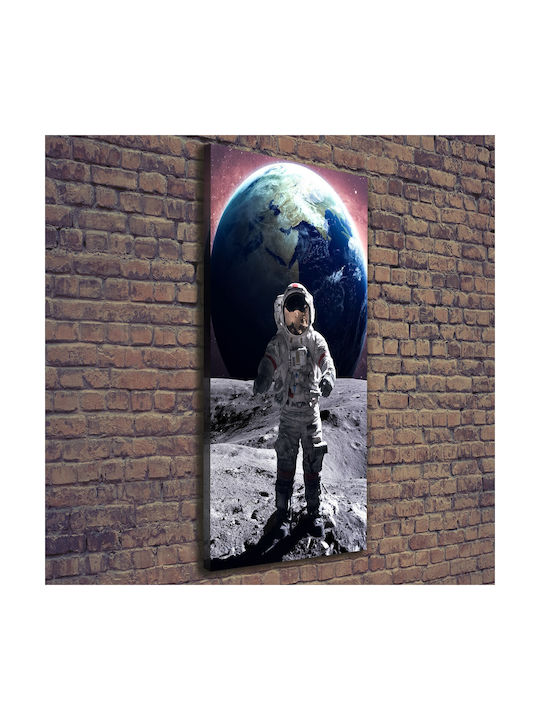 Dekoratives Gemälde Segeltuch Haus Büro Astronaut 50x125 cm