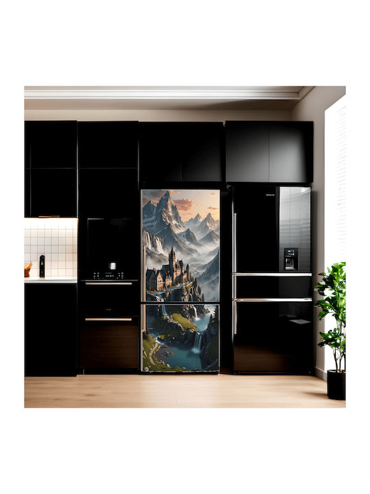 Printed Color Foil Refrigerator Decor Size 200 X 90cm Model Avx-fr16