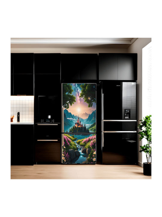 Printed Color Foil Refrigerator Decor Size 200 X 90cm Model Avx-fr15