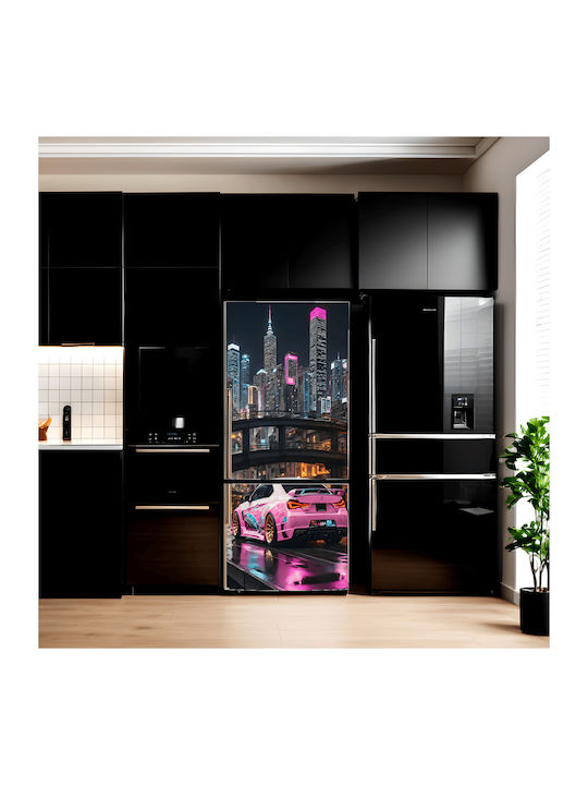 Printed Color Foil Refrigerator Decor Size 200 X 90cm Model Avx-fr05