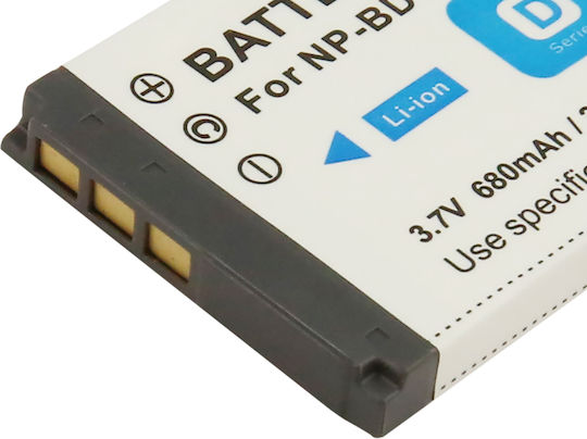 Avizar Kamera-Batterie Sony Np-bd1 Np-fd1 Li-ion 3.7v 680mah 2.5wh Weiße