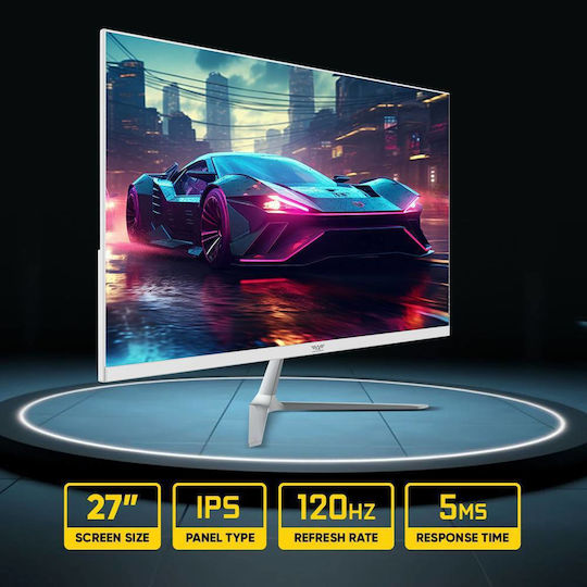 Armaggeddon Xtreme Series XF27HD Super G120 IPS HDR Gaming Monitor 27" FHD 1920x1080 With Response Time 5ms GTG White