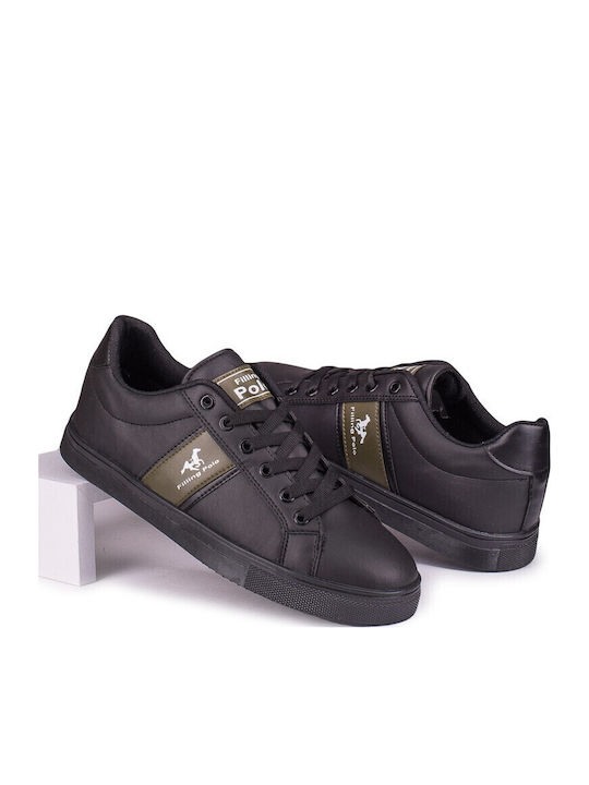 Herren Sneakers Μαύρο Και Χακί