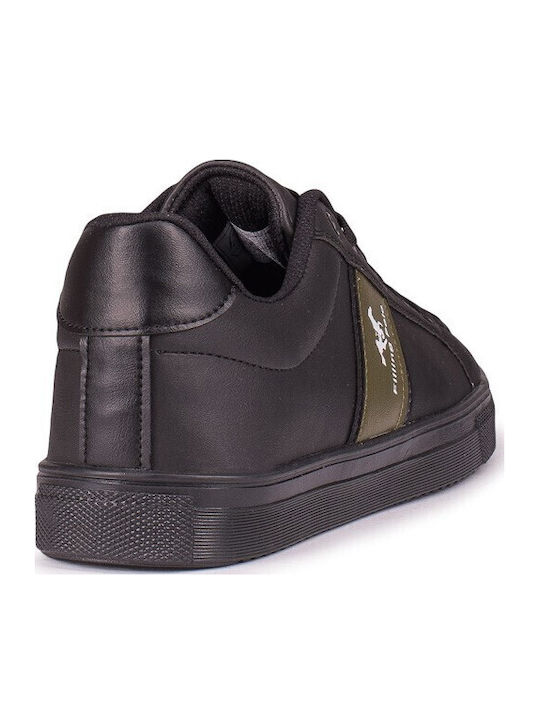 Herren Sneakers Μαύρο Και Χακί
