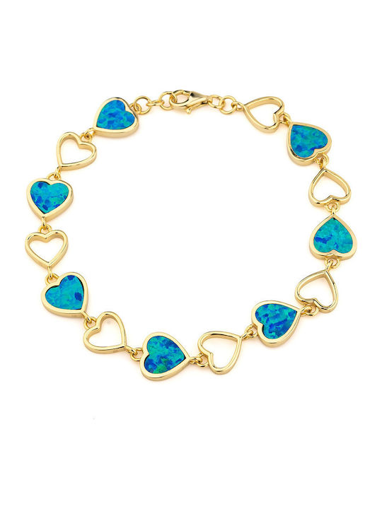 George Art Jewels Дамско Гривна от Сребърен Златно