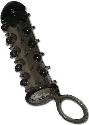 Nanma Samurai Penis Sleeve Penis Extension Black 13cm