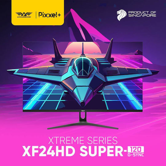 Armaggeddon XTREME SERIES XF24HD SUPER IPS HDR Gaming Monitor 24" FHD 1920x1080 με Χρόνο Απόκρισης 5ms GTG