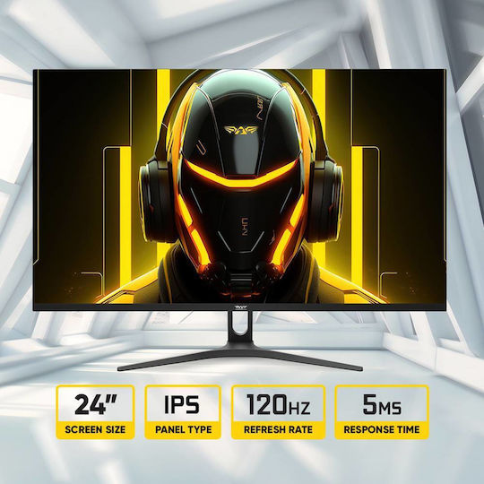 Armaggeddon XTREME SERIES XF24HD SUPER IPS HDR Gaming Monitor 24" FHD 1920x1080 με Χρόνο Απόκρισης 5ms GTG