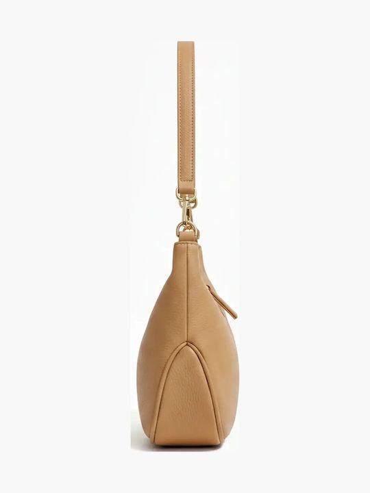 Leather Women's Shoulder Crossbody Bag Tabac Brown