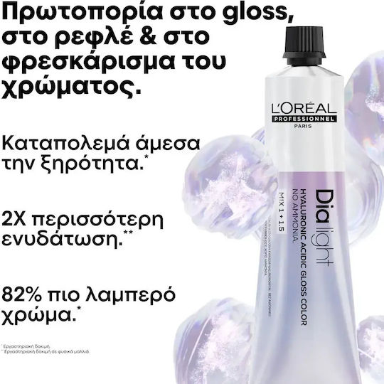 L'Oréal Professionnel Dia Light Toner Kein Ammoniak 10.82 Milchshake Hellblond Mokka Irizé 60ml