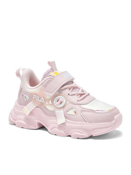 Musha 3 Memory Παιδικά Sneakers με Σκρατς Ροζ