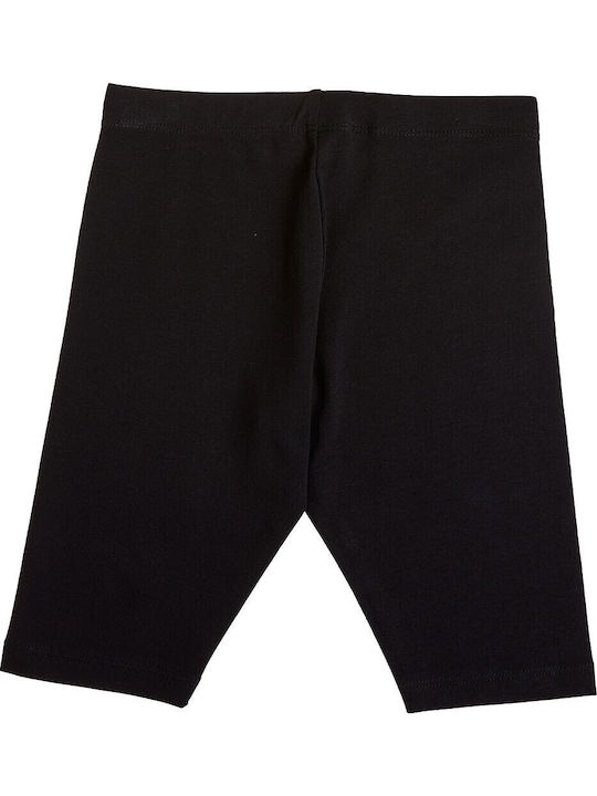 Kinder Leggings Sport Kurz Schwarz
