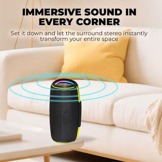 Sonic Gear SonicGo! Boom 6 Bluetooth Speaker 30W with Battery Life up to 5 hours Black