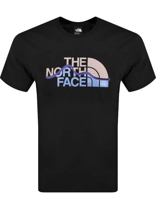 Mountain Line T-shirt Black